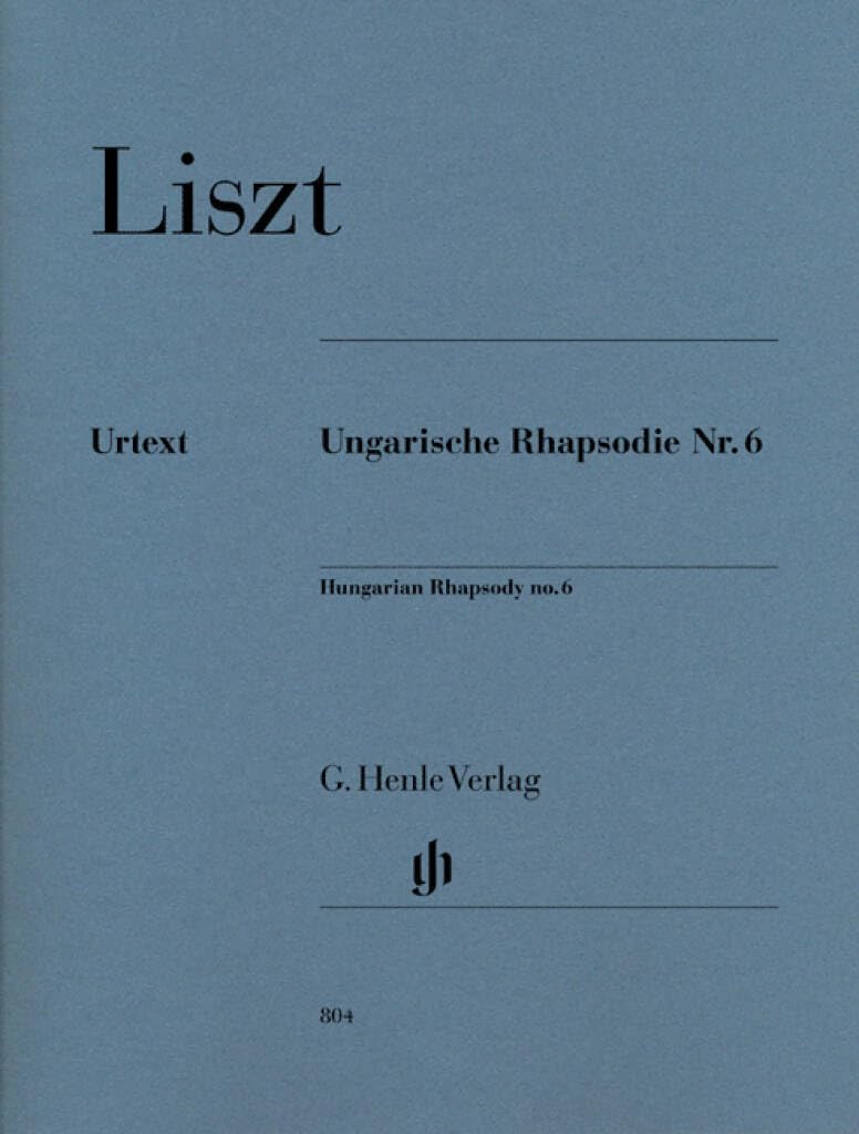 Hungarian Rhapsody No. 6 - piano - (HN 804)