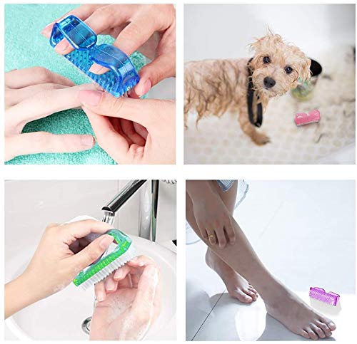 Spazzola per Unghie,5 PCS Maniglia di Unghie per