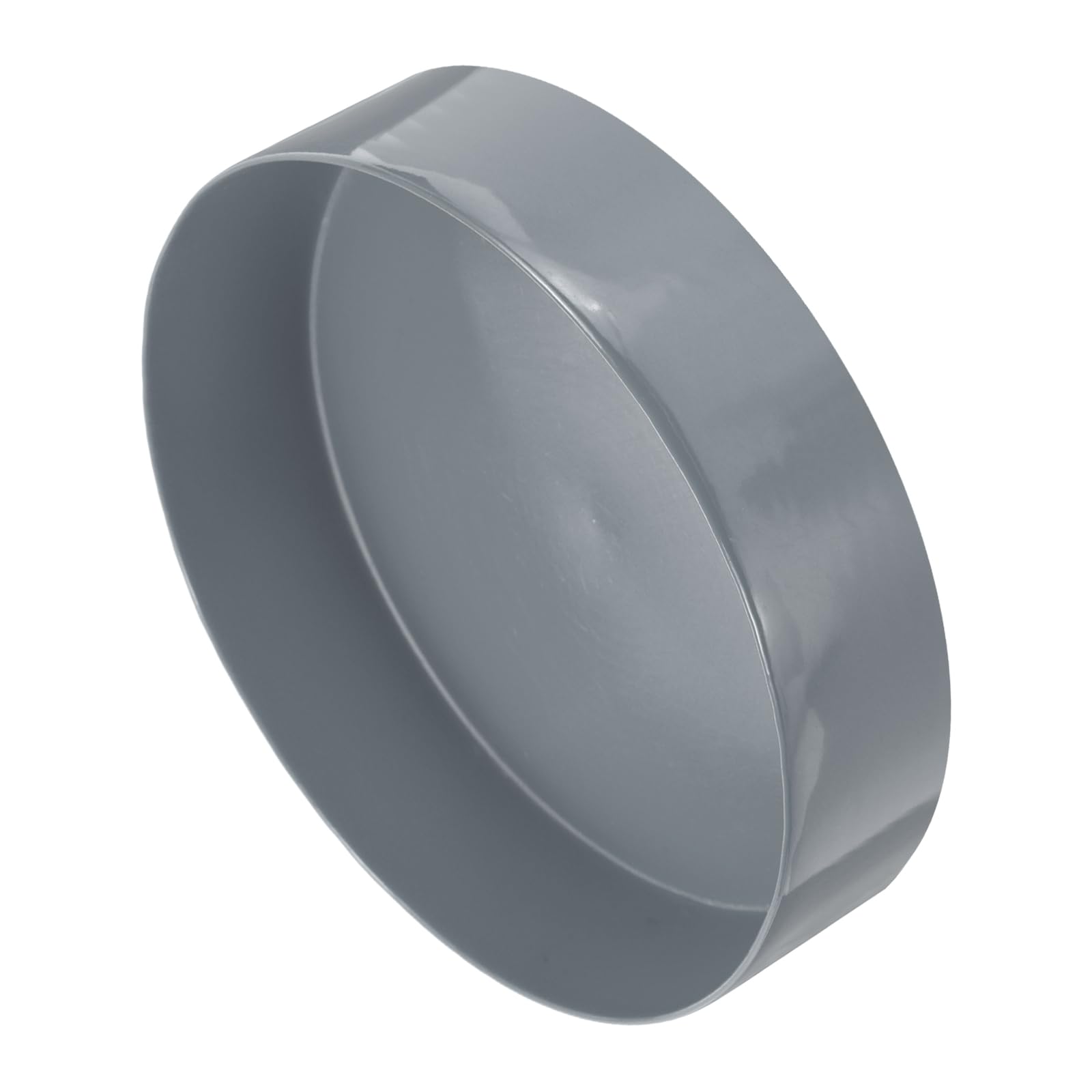sourcing map 225mm (8 7/8") ID Rubber End Caps, Round Vinyl Plug Insert Plastic End Caps for Tubing, Fence, Pipe Post, Furniture, Railing, Light Gray, 80mm Height — image 1