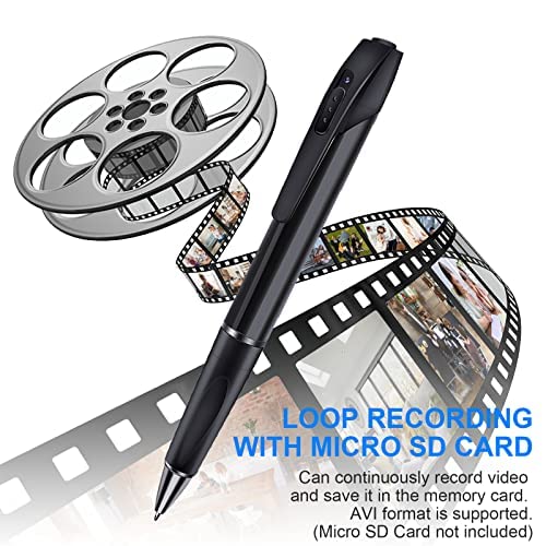 Telecamera Nascosta A Forma Di Penna - Mini Spia 1080P Con Rilevamento Movimento E 64GB | Per Registrazioni Discrete In Ufficio O Casa