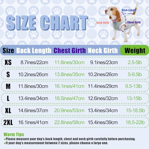 Image of FEimaX Dog Surgery Recovery Suit Female and Male Spay with Pee Hole, Pet Body Suits for Puppy After Spayed, Neuter Surgical Onesie for Small and Medium Dogs Cats, Alternative Bandages E-Collar & Cone