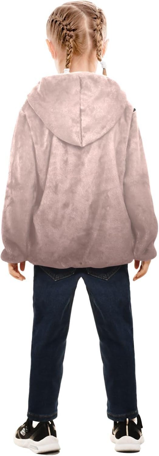 Rose Gold Gradient Sherpa Fleece Girls
