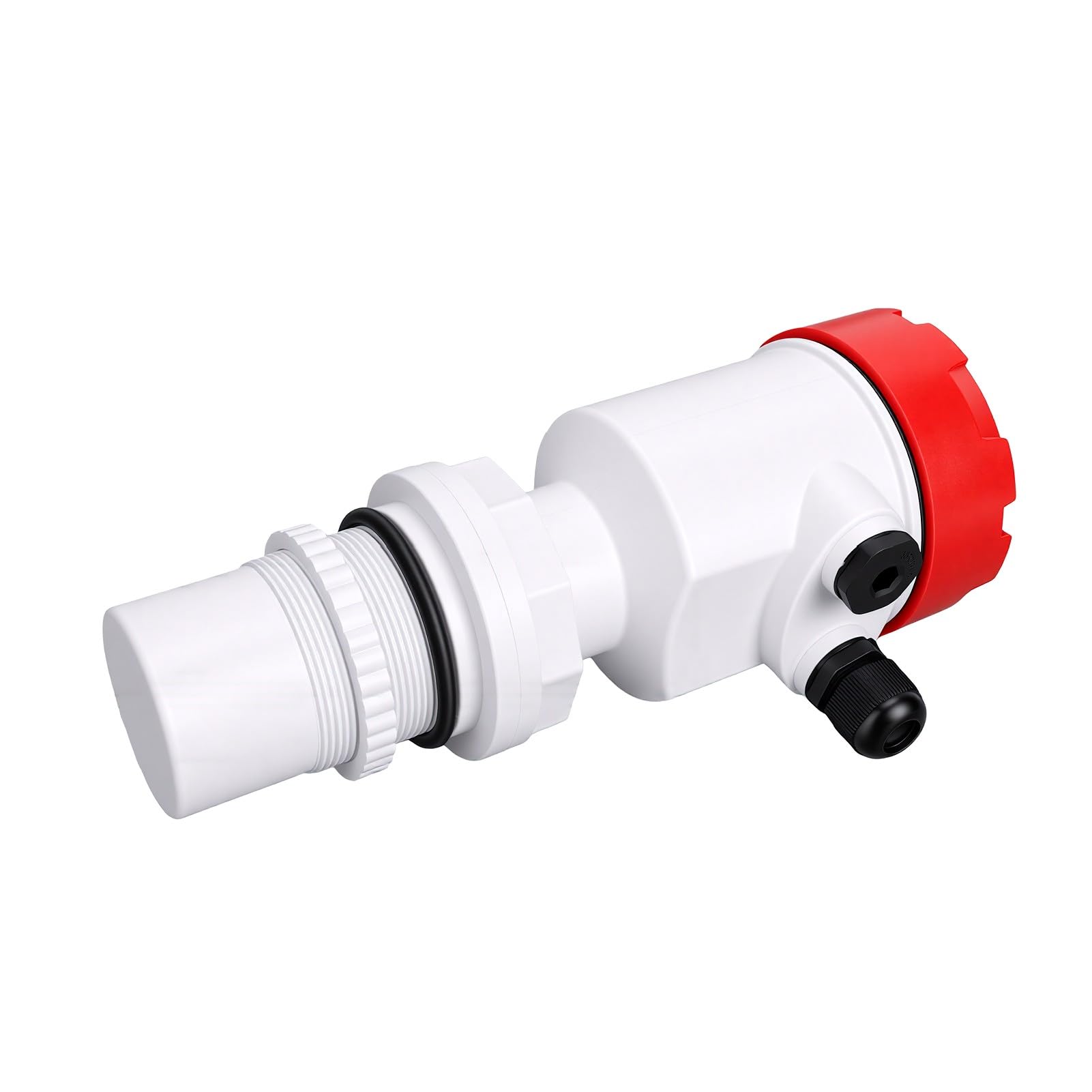SEAFRONT Sensor Ultrasónico de Nivel de Líquido, Medidor de Distancia 0-6 M, Color Rojo, for Monitoreo de Nivel de Líquido