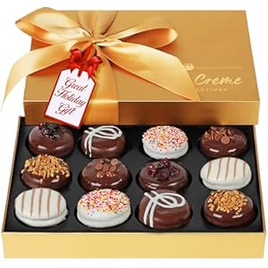 Christmas Chocolate Cookies Gift Basket – Holiday Gourmet Chocolate Gift – Food Gift for Men and Women – Birthday, Graduation, Thank You, Corporate, Holiday Gifting