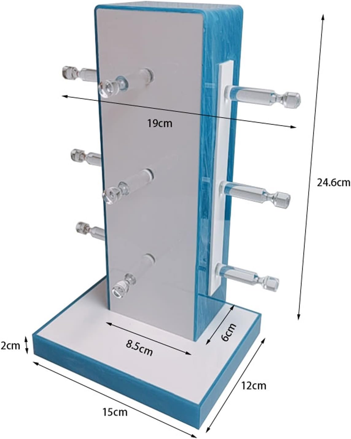 Display Sunglass Holder Sunglasses Rack Eyeglass Holder Stand Stand for Home or Glasses Shop Display Sunglasses Display Stand (Size : 4-Tier) ()