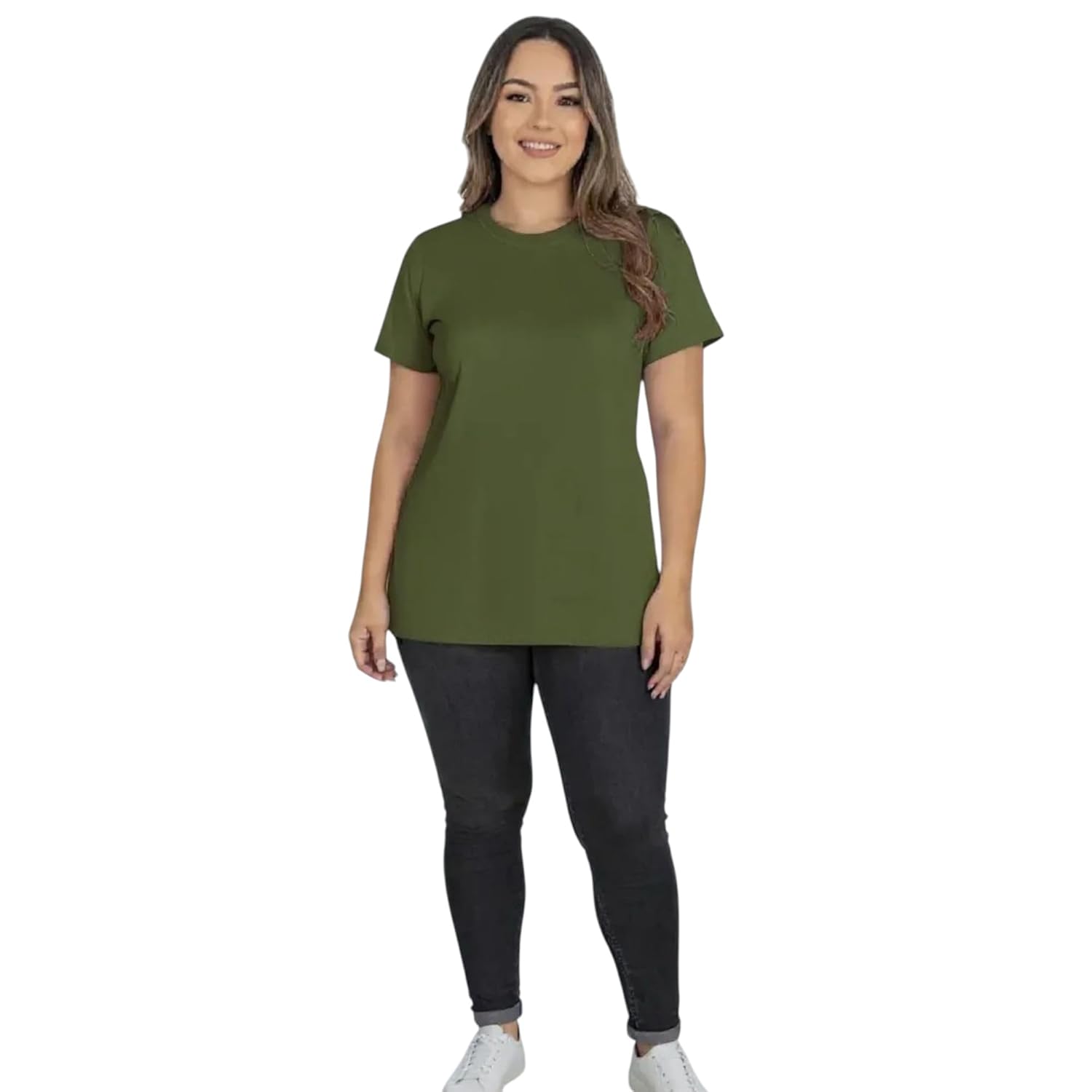 Camiseta Feminina Oversized 100% Algodão Premium em promoção! Veja a oferta e mais achadinhos de Blusas 9 Hoje é o melhor dia para comprar Camiseta Feminina Oversized 100% Algodão Premium com aquele preço maroto! Promoção! Aproveite a oferta! 9
