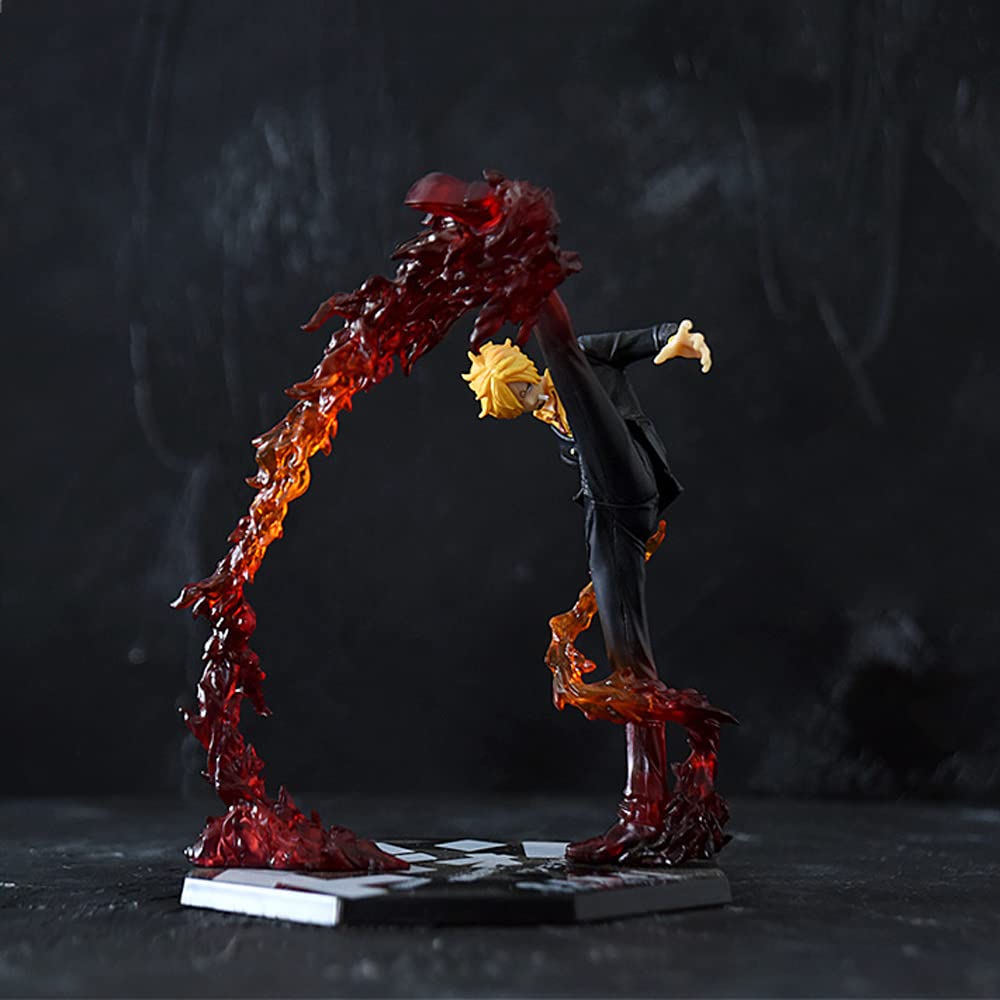 17cm Japanese Anime One Piece Vinsmoke Sanji Demon Wind Legs PVC Action Collection Figure Model Gift Collection Ornaments Action Doll PVC Model Toy