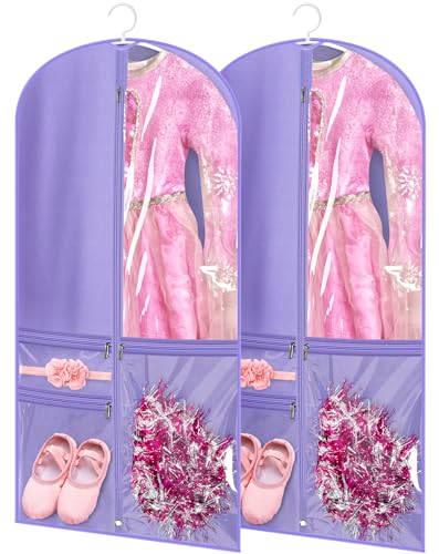 Housse de vêtement de danse violette de qualité supérieure KIMBORA