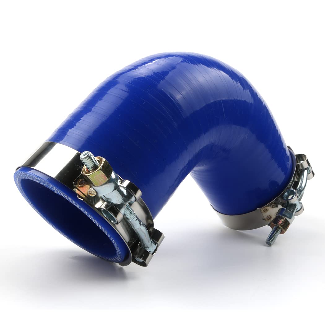 Amazon.com: Silicone Rubber 90°Elbow Hose W/Clamps