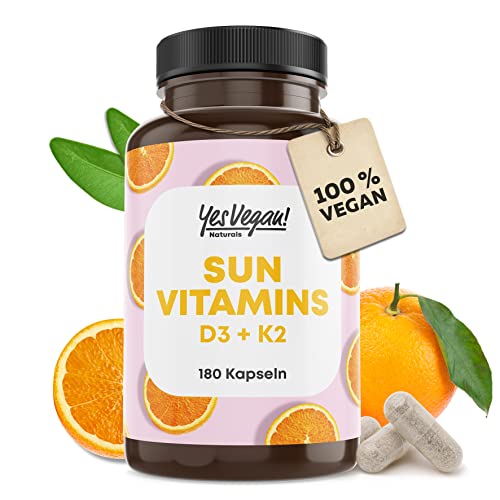 Vitamin D3 K2 Omega 3 + Calcium Magnesium und Zink - 180 Kapseln 5000 IE - Vitamin d hochdosiert - O3-D3-K2 (1 Stück (1er Pack))