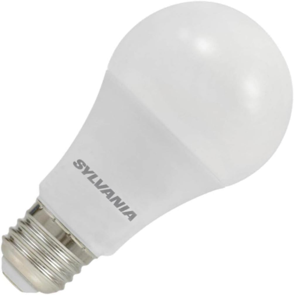 Sylvania A19 LED Light Bulb, 12W, 75W Equivalent, Dimmable, 1100 Lumens, Frosted, 3000K, White - 1 Pack (40044)