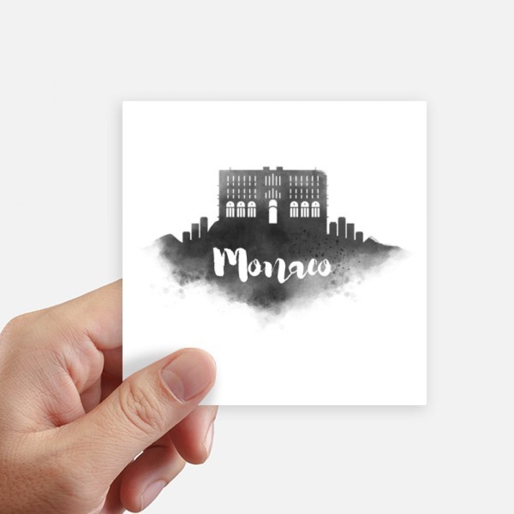 Stickers Monaco carrés pour masquer les rayures de carrosserie et décorer un ordinateur