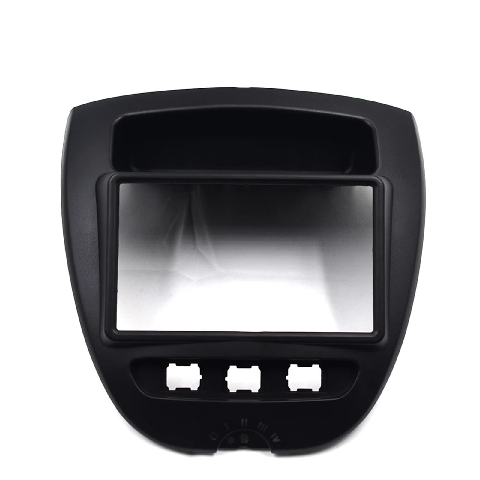 Marco Radio Panel para Estéreo Y DVD De Doble DIN Fascia, Kit Instalación Montaje En Tablero, Marco Biselado para Peugeot 107 2005-2014 Kit Montage Autoradio