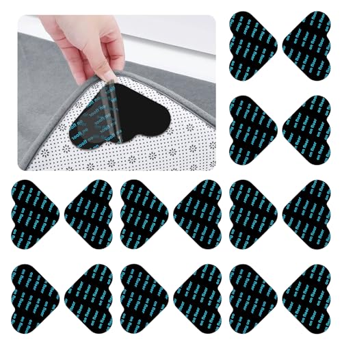 16 Stück Antirutschmatte für Teppich，Teppichs Antirutschunterlage，Teppich Antirutsch Pad für Teppichh