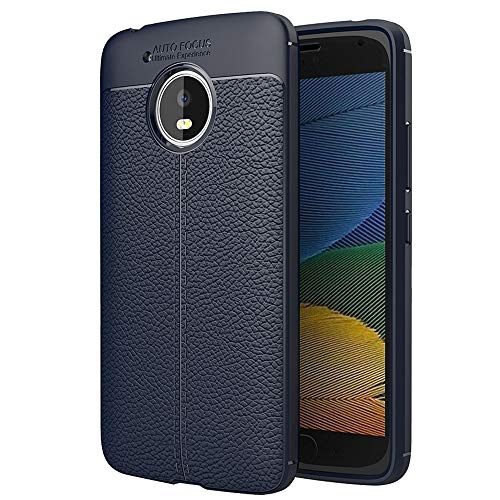 Coque Motorola Moto G5 antichoc en TPU souple bleu marine