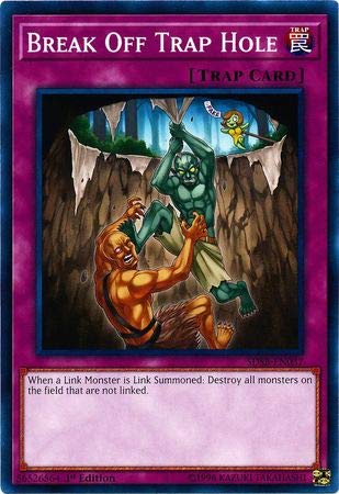 Amazon.com: Yu-Gi-Oh! - Break Off Trap Hole - SDSB-EN037 - Common - 1st  Edition