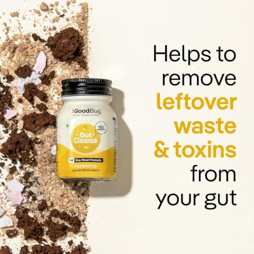 Image of The Good Bug Gut Cleanse - 14 Prebiotic Colon Detox Shots | Improves Probiotic Activity, Gut Health & Digestion | Tackles Bloating, Gas & Constipation