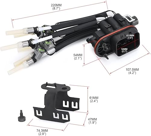 Miniatura 5 de Inyector de combustible Spider FJ503 w/soporte de retención SCPI a MPFIFJ10565 217-3028 12568332 para Chevy Chevrolet GMC GM V6 4.3L 89060439 96-05