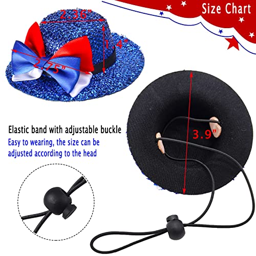 4Th Of July Pet Patriotic Costume Adjustable Dog Hat Bandanas Mesh Tutu Skirt American Flag Puppy Bibs Scarf Cat Collar 3 Pieces Independence Day Caps Bowtie Dress For Small Dogs Kitty Decorations #TOP5