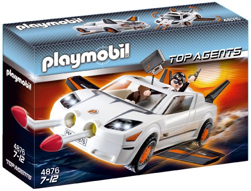 Playmobil - 4876 - Jeu de construction - Voiture des Agents Secrets