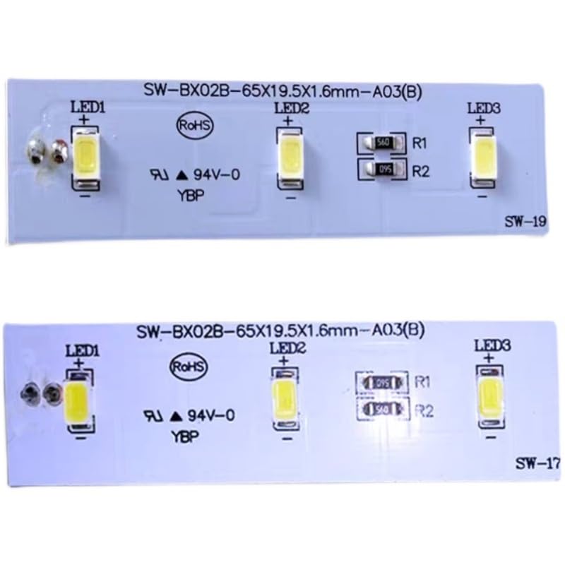 Compatible con refrigerador Electrolux ZBE2350HCA SW-BX02B Tira de luz LED Barra LED Compatible con Piezas de refrigerador y congelador Electrolux ZBE2350HCA SW-BX02B