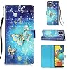 WJMWF Hoesje voor Samsung Galaxy A51 5G 3D Patroon PU lederen Portemonnee Flip Cover Magnetische Sluiting,met Kaartsleuf…