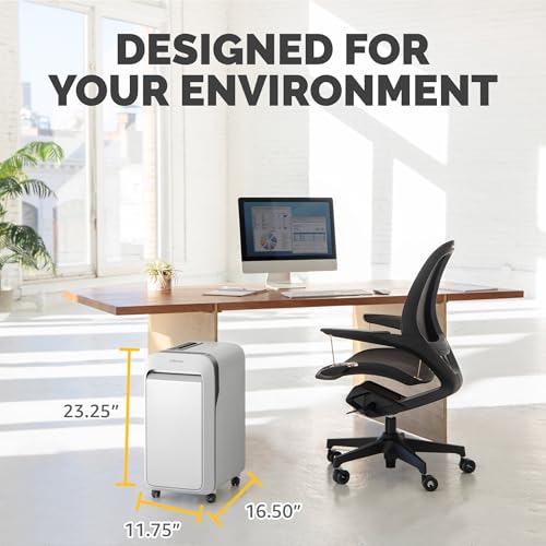 Fellowes Powershred LX220 Micro-Cut Paper Shredder, White
