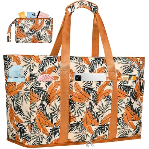 Grand sac de plage pliable LUROON 45L, l'accessoire durable pour toutes vos sorties