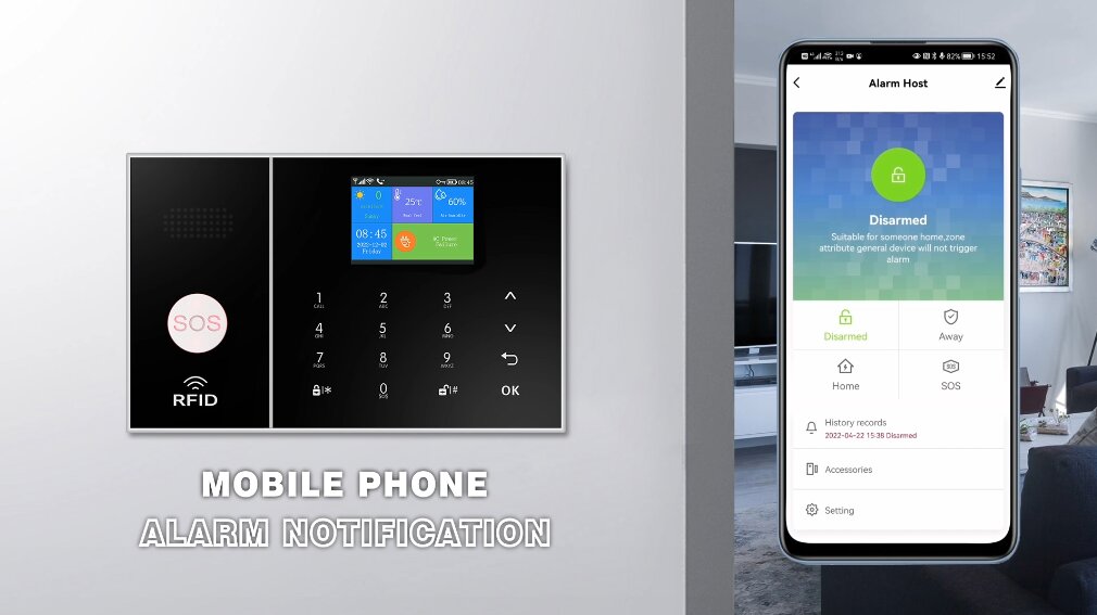 Kit Allarme Casa Senza Fili 24 Pezzi - Sistema Antifurto WiFi/2G Con Sensori Porte, Sirena 120dB E App - Per Appartamento, Ufficio, Garage