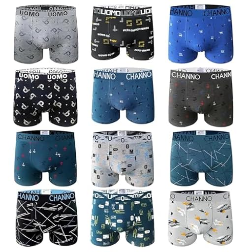 Channo Boxers de Algodón Ajustados de Diferentes Estampados Originales, Cómodos y Suaves. Colección UOMO (Talla 3XL) | Ya disponible en tu tienda friki favorita! En mundofriki.es!