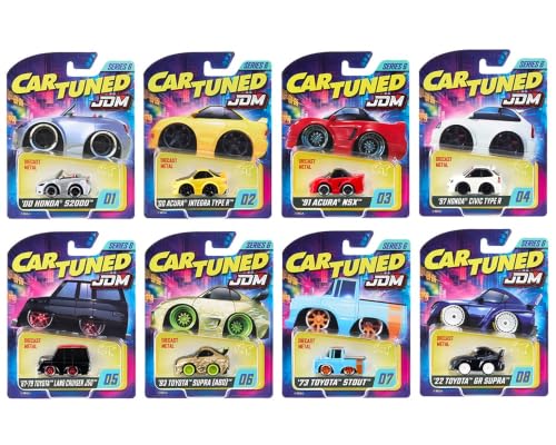 CarTuned 1:64 JDM Tuner Model Car Set (8 pcs)