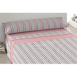 Sabanas Algodon Y Poliester Degrees home – Agata – Sabanas 150x190 – Juego de Sabanas de 150x190 – Sabanas 50% Algodón 50% Poliéster – 3 Piezas – Maquillaje