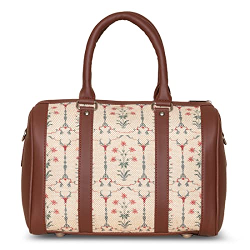 Image of ZOUK Women Handcrafted Taj Nakashi Handbag