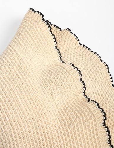 Sombrero de playa ZAFUL para mujer, liviano y plegable miniatura 3