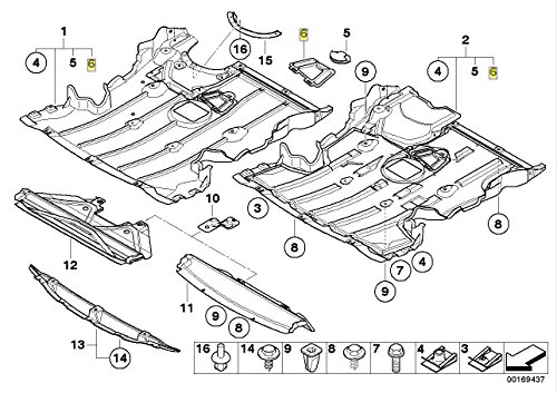 Tapa cárter BMW E81 E87 para tapón de vaciado de aceite original 7163902 2