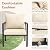VONZOY 5 Pieces Aluminum Patio Furniture Set Deck Outdoor Furniture 7-Seat Patio Conversation Sets All-Weather Rust-Proof Sectional Sofa Set with Removable Cushion for Deck, Balcony, Yard, Poolside