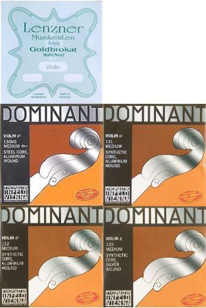Amazon | Dominant ドミナント 4/4バイオリン弦セット＋ゴールド