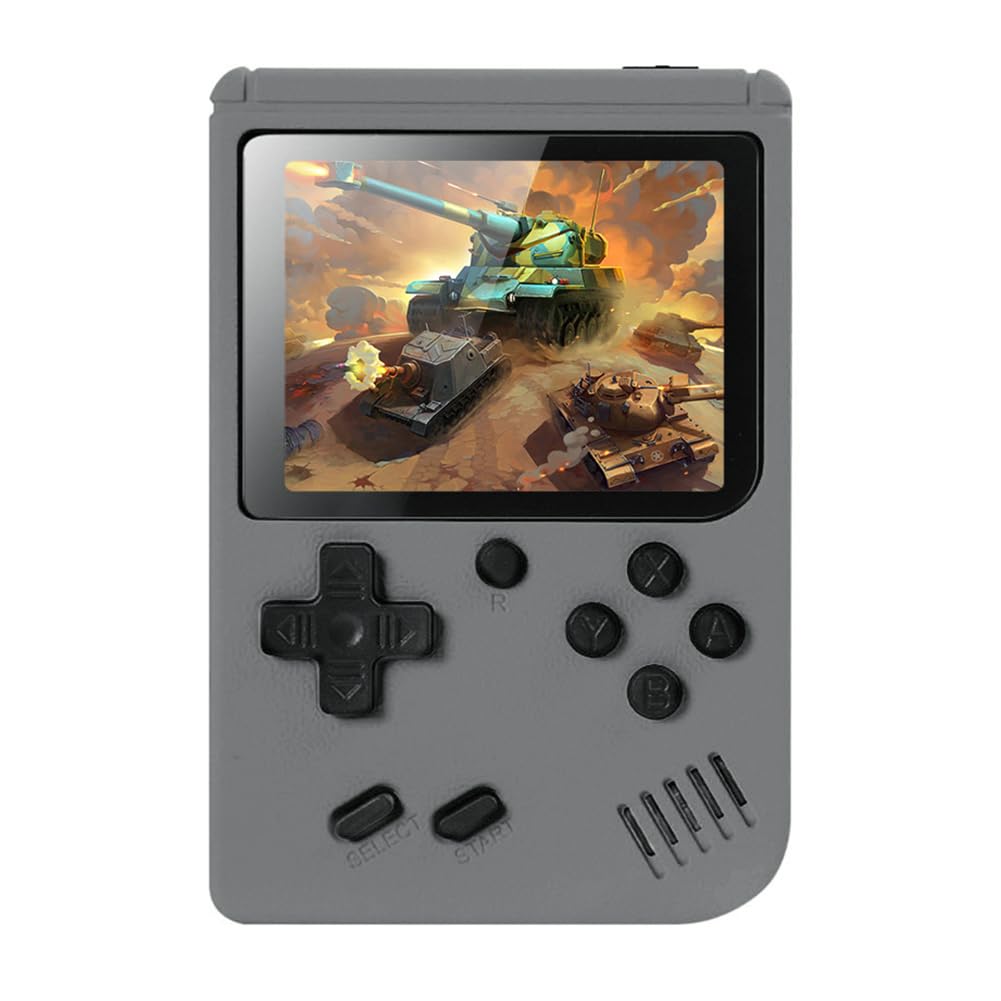 KOBONA Handheld Game Console 3 Inch TFT Screen Retro Video Game Console Built-in 500 Games 1020mAh Backlight FC Handheld Games for Adults