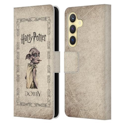 Head Case Designs Officially Licensed Harry Potter Dobby House Elf Creature Chamber Of Secrets II Leather Book Wallet Case Cover Compatible With Samsung Galaxy S24 5G
