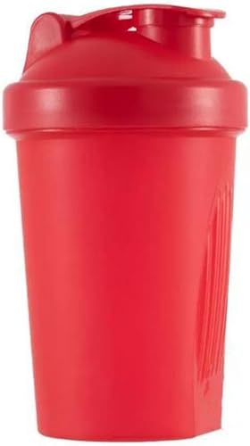 CHNLML Botella mezcladora de proteínas de 13.5 fl oz  16 onzas con bola agitadora para batido de proteínas, botella agitadora con bola mezcladora, a