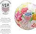 Icon Sports Officially Licensed U.S. Soccer Federation USMNT Soccer Ball Size 5 - Floral Pride