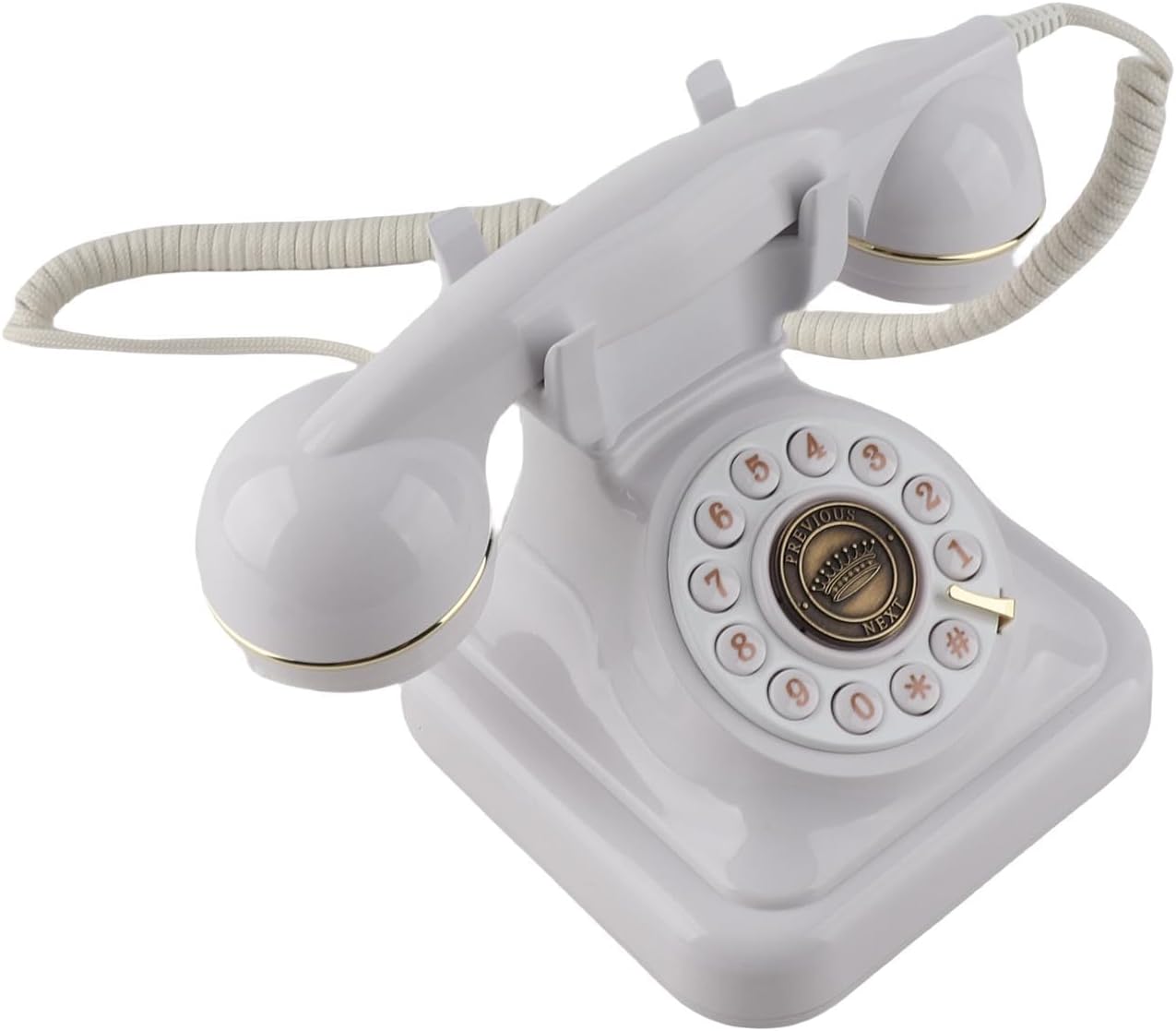 CHICIRIS Vintage Retro Telephone with Sound Message Function for Home Decorative, Vintage Enthusiasts,Battery Included