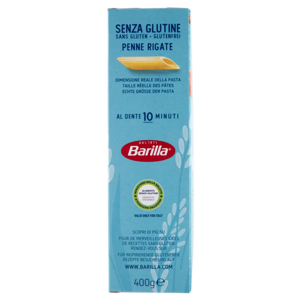 Italian Gourmet Bundle Glutenfreie Penne Rigate 16x 400g + Italian Gourmet Polpa Gratis – Pasta Senza Glutine aus Mais & Vollkornreis, italienische Penne für Tomatensauce, Auflauf & Vorrat 6,4kg