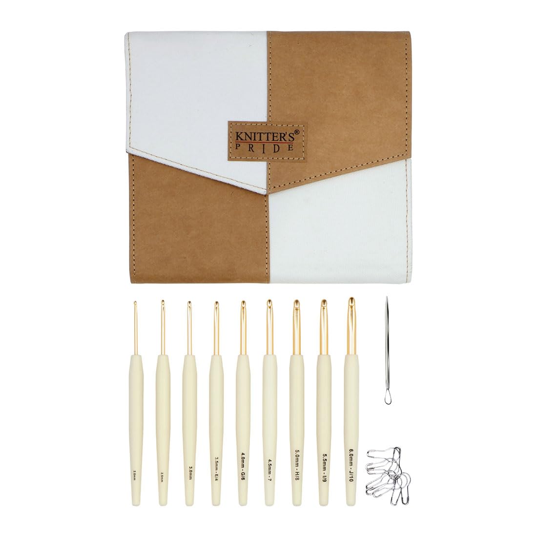 Amazon.com: Knitter's Pride Pearl Deluxe Aluminum Crochet Hook Set