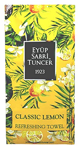 Premium Classic Lemon Cologne Refreshing Wipes, 150 Count Individually Wrapped