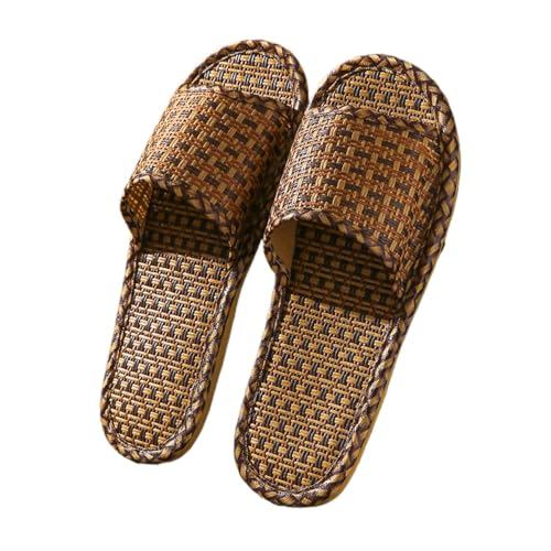 Premium Comfort Cool Bamboo Slides Summer Slippers For Women Sandals Flip Flops Arch Support Yoga Mat Soft Sole Footwear