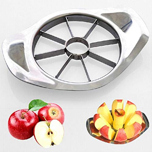 Kshavi 8 Blade Apple Slicer Cutter, Easy Grip Cutter Fruit Slicer with Stainless Steel Blades, Kitchen Tools Accessories Gadget