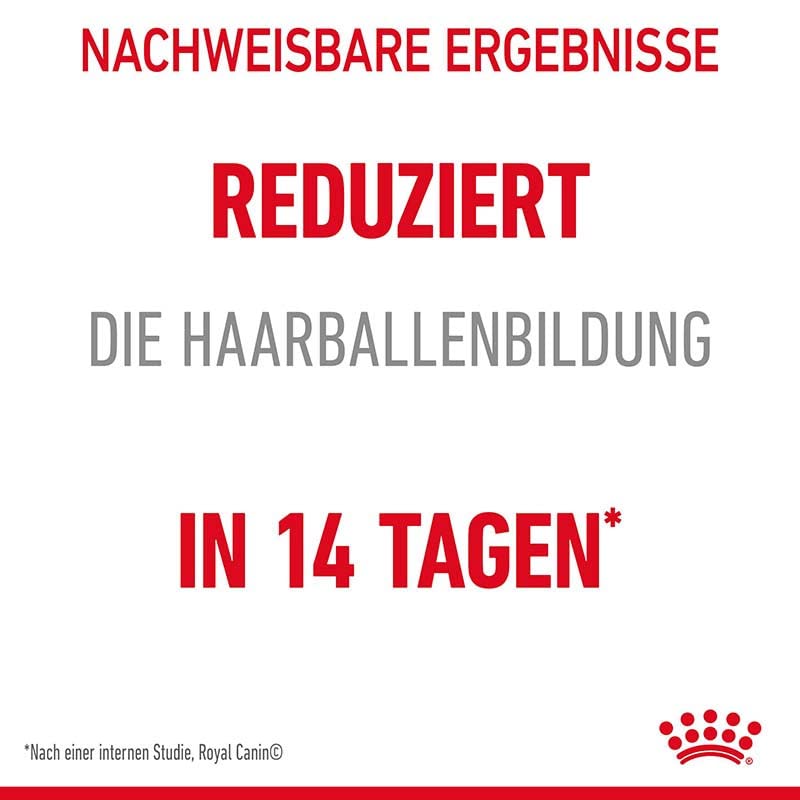 Royal Canin FCN Hairball Care Jelly | 12 x 85 g | Alleinfuttermittel für ausgewachsene Katzen (feine Stückchen in Gelee) | Kann zur Verringerung der Bildung von Haarballen beitragen