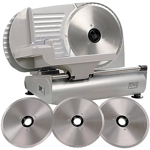 M4Y Meat Slicer | X Large Heavy Duty 22cm Diameter...