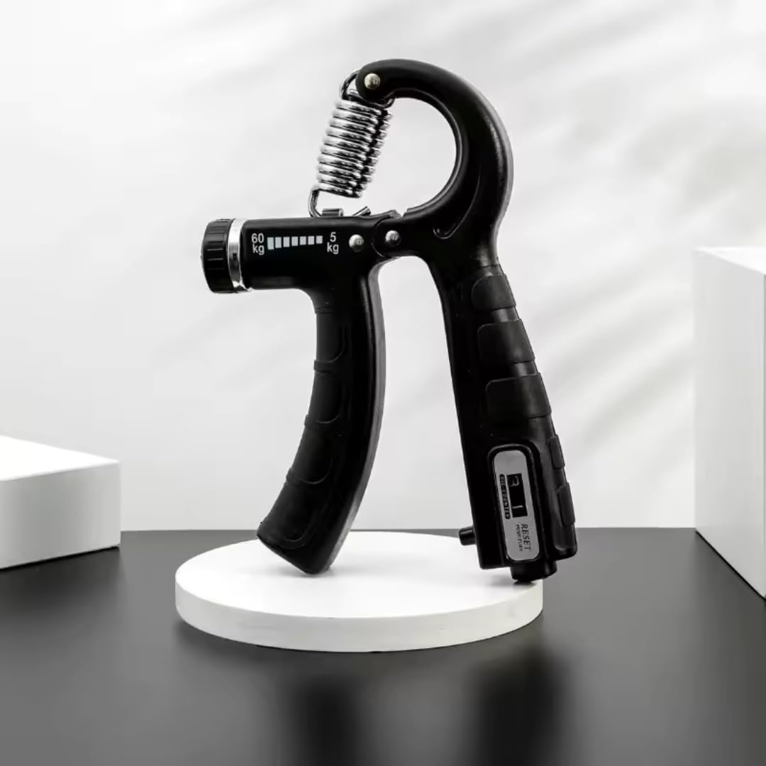 Jouis El Yayı Ayarlanabili Sayaçlı 5-60 Kg Dirençli Bilek ve Ön Kol Güçlendirici Egzersiz Aleti Ergonomik Tasarımlı Kavrama Geliştirici Spor Ekipmanı (GARANTİLİ)